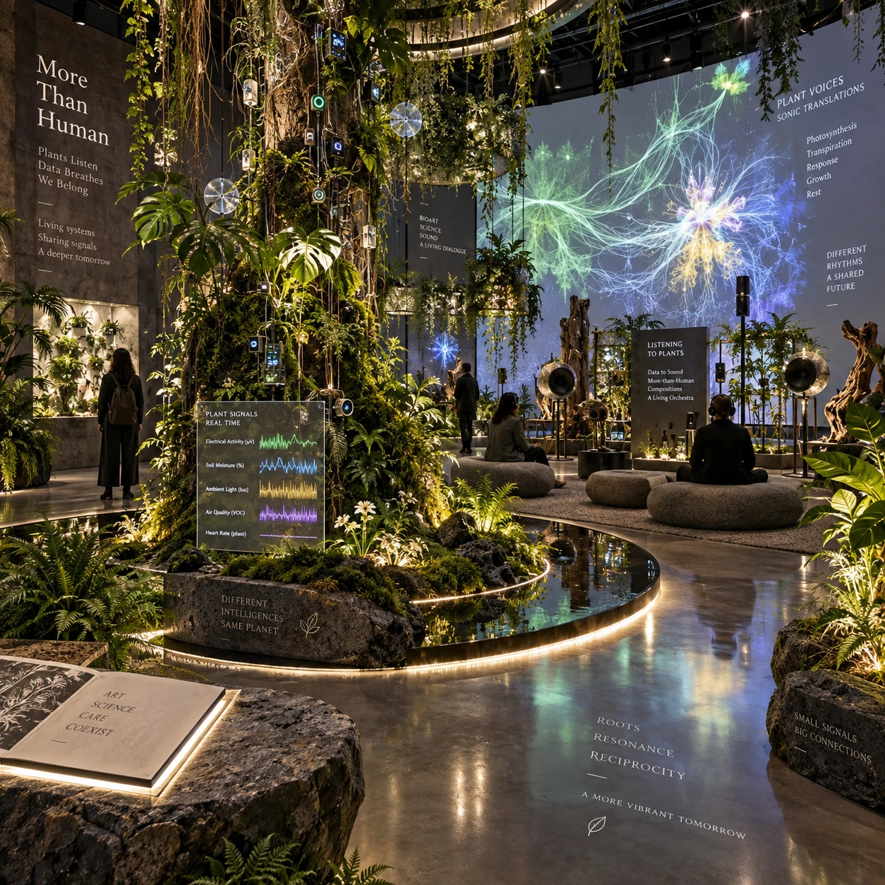 Bioarte y tecnología orgánica en instalaciones multimedia: materia viva, sonido e interacción
