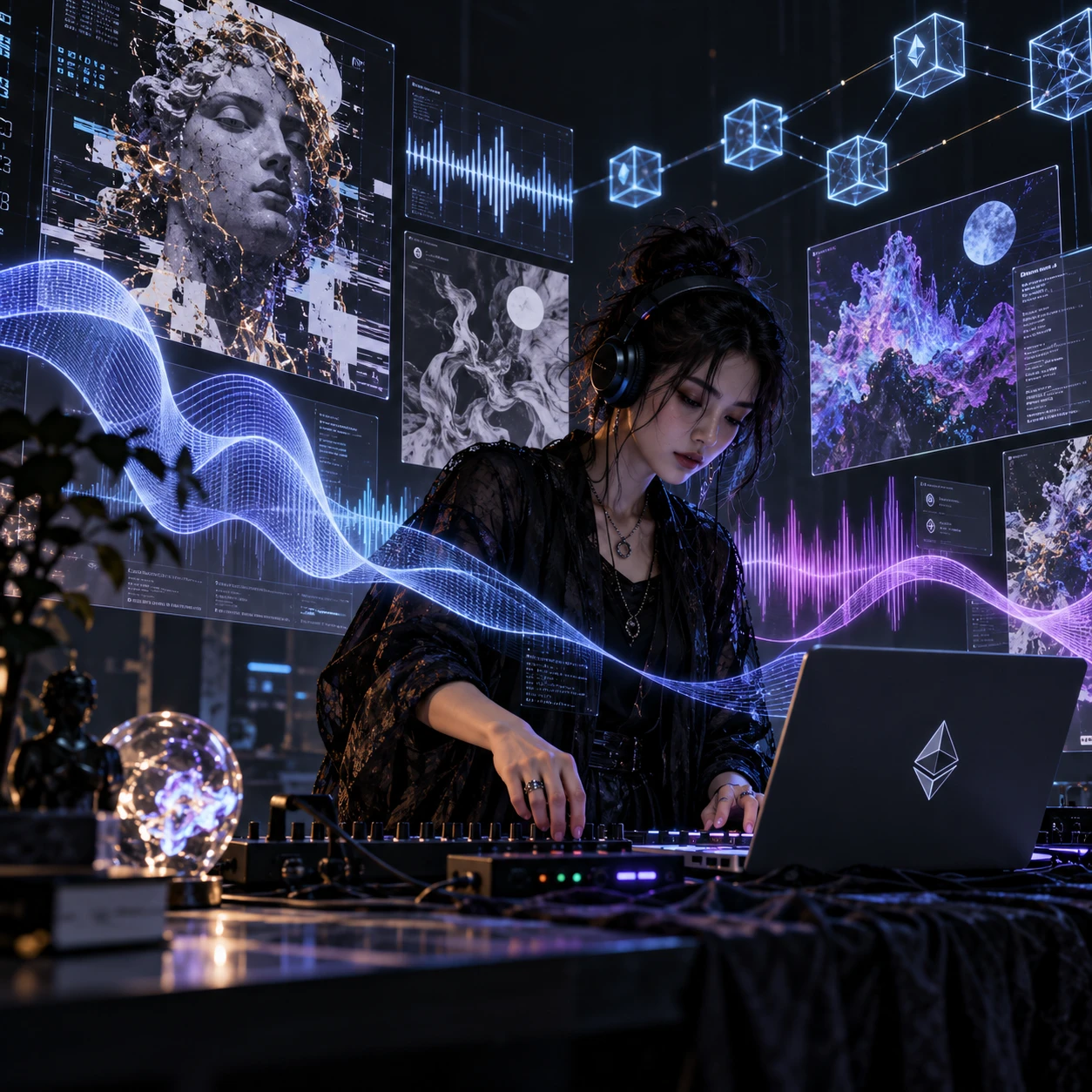 NFTs y criptoarte: nuevas economías para artistas digitales y sonoros